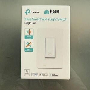 NEW - TP-Link Kasa Smart Light Switch - White and Gray